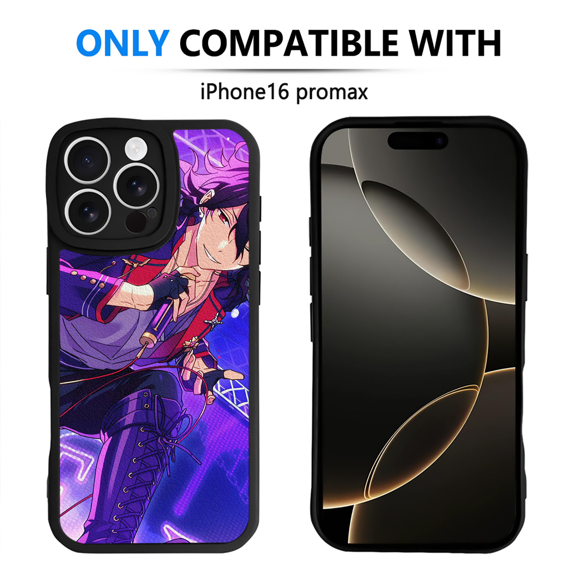 （画像用） あんさんぶるスターズ! Ensemble Stars 【iPhone 16シリーズ対応】シリコンスマホケース（レザー調） 材質：シリコン